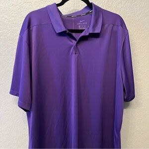 Nike Men's Dri-Fit Short Sleeve Polo Purple XXL